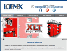 Tablet Screenshot of losemex.com